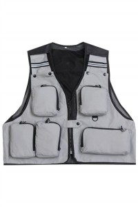 SKV011 custom zipper vest jacket design outdoor fishing vest director outdoor vest photographer vest jacket vest jacket center 45 degree